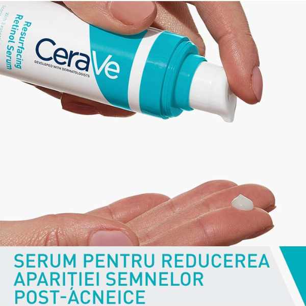 Ser de fata anti-semne cu retinol pentru tenul cu tendinta acneica, 30 ml, CeraVe